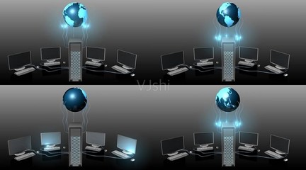 IT科技扁平高科技電腦網(wǎng)絡(luò)傳輸_1920X1080_高清視頻素材下載(編號:1431786)_實拍視頻