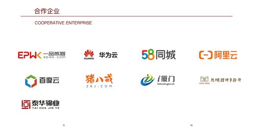 網絡科技公司產品項目及企業文化宣傳冊 紅色調